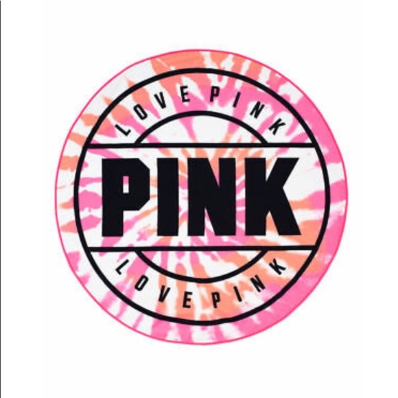 PINK Victoria's Secret Other - PINK Circle Tie-dye Beach Towel